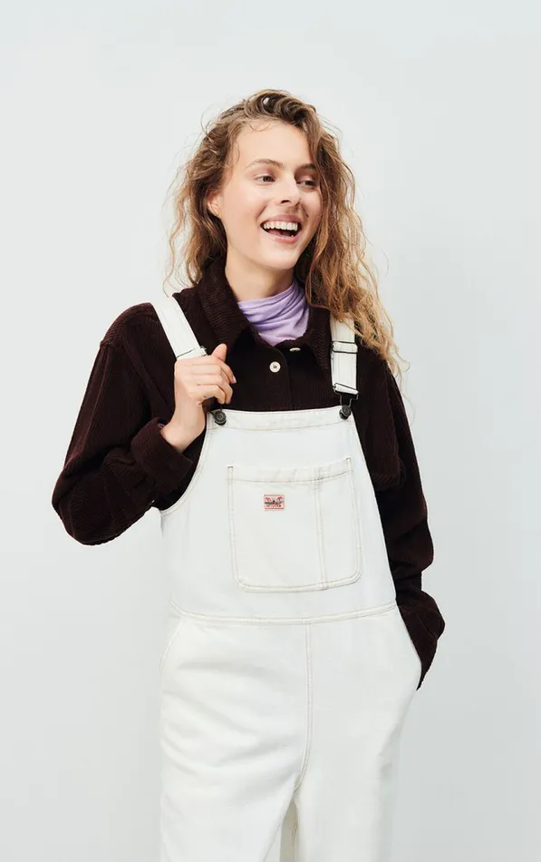 American Vintage Jumpsuits and Overalls Women Dungarees Jozastreet Off White American Vintage Jumpsuits and Overalls Women Dungarees Jozastreet Off White