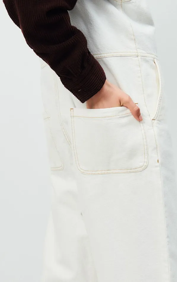 American Vintage Jumpsuits and Overalls Women Dungarees Jozastreet Off White American Vintage Jumpsuits and Overalls Women Dungarees Jozastreet Off White