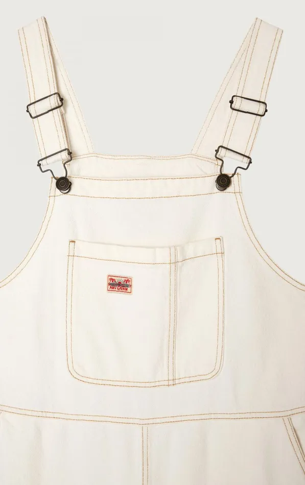 American Vintage Jumpsuits and Overalls Women Dungarees Jozastreet Off White American Vintage Jumpsuits and Overalls Women Dungarees Jozastreet Off White