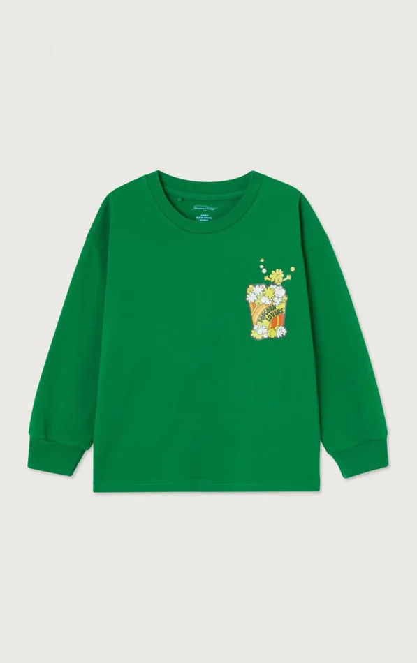 American Vintage Long Sleeve TShirts Kids TShirt Fizvalley Vintage Verdant American Vintage Long Sleeve TShirts Kids TShirt Fizvalley Vintage Verdant