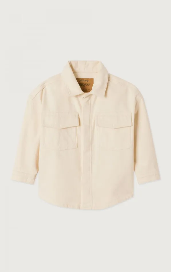 American Vintage Shirts Kids Shirt Spywood Ecru