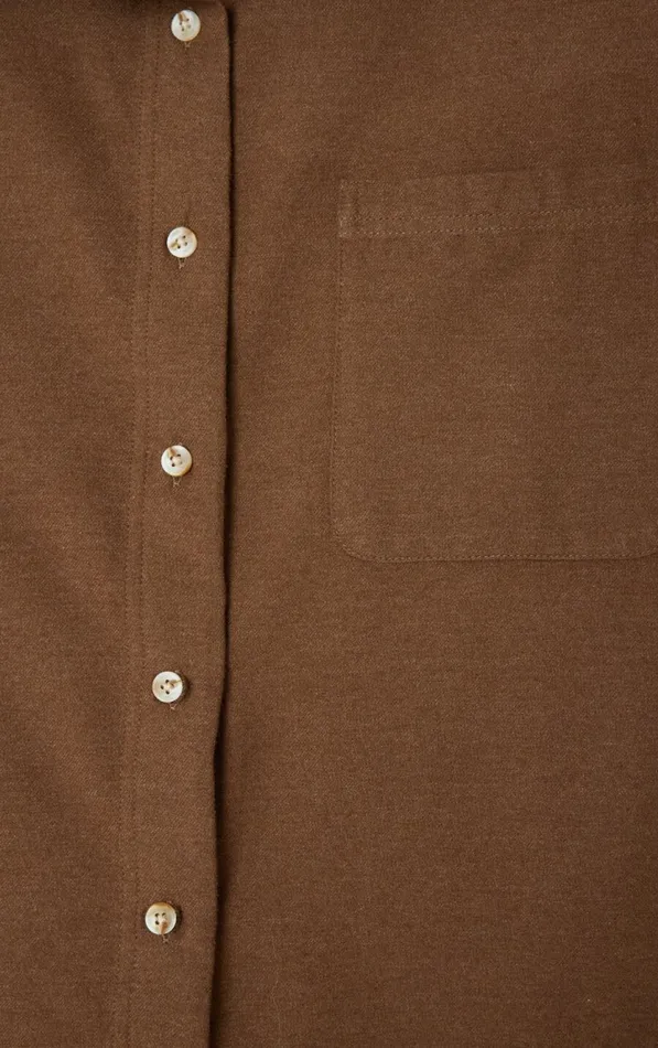 American Vintage Shirts Women Shirt Dakota Melange Candied Chestnut American Vintage Shirts Women Shirt Dakota Melange Candied Chestnut