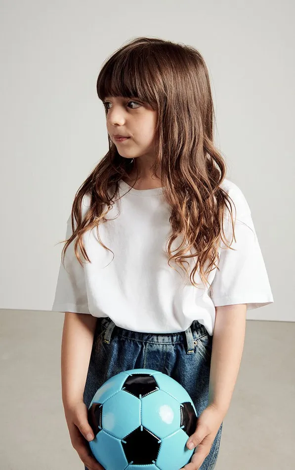 American Vintage Short Sleeve TShirts Kids TShirt Fizvalley White