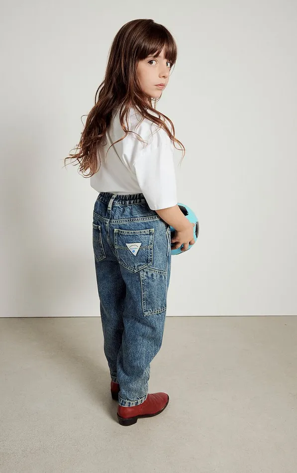 American Vintage Short Sleeve TShirts Kids TShirt Fizvalley White