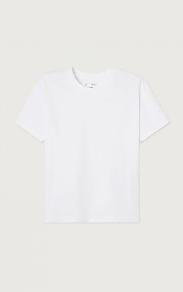 American Vintage Short Sleeve TShirts Kids TShirt Fizvalley White