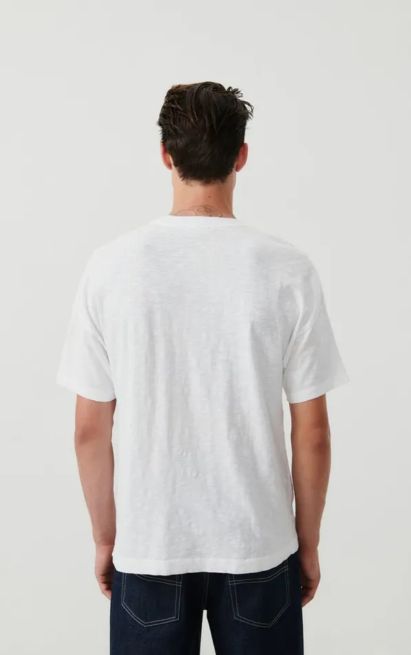 American Vintage Short Sleeve TShirts Men TShirt Bysapick White American Vintage Short Sleeve TShirts Men TShirt Bysapick White