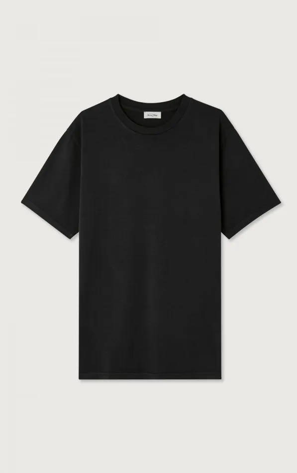 American Vintage Short Sleeve TShirts Men TShirt Fizvalley Black