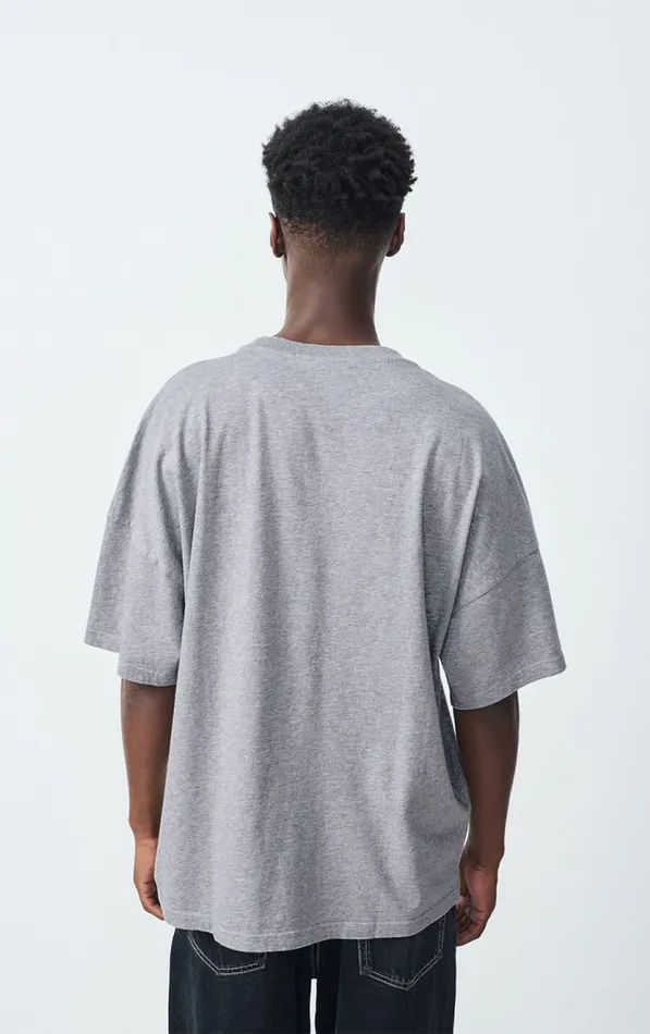 American Vintage Short Sleeve TShirts Men TShirt Fizvalley Heather Grey American Vintage Short Sleeve TShirts Men TShirt Fizvalley Heather Grey