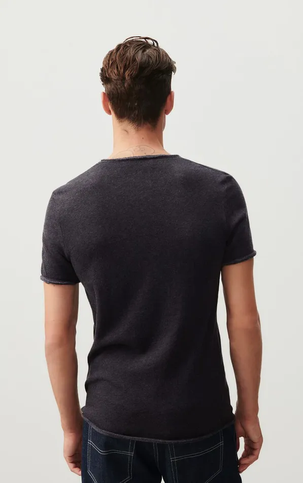 American Vintage Short Sleeve TShirts Men TShirt Sonoma Melange Charcoal American Vintage Short Sleeve TShirts Men TShirt Sonoma Melange Charcoal
