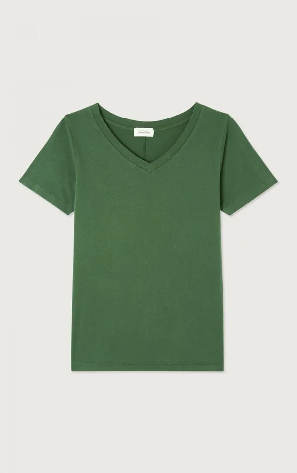 American Vintage Short Sleeve TShirts Women TShirt Gamipy Basil