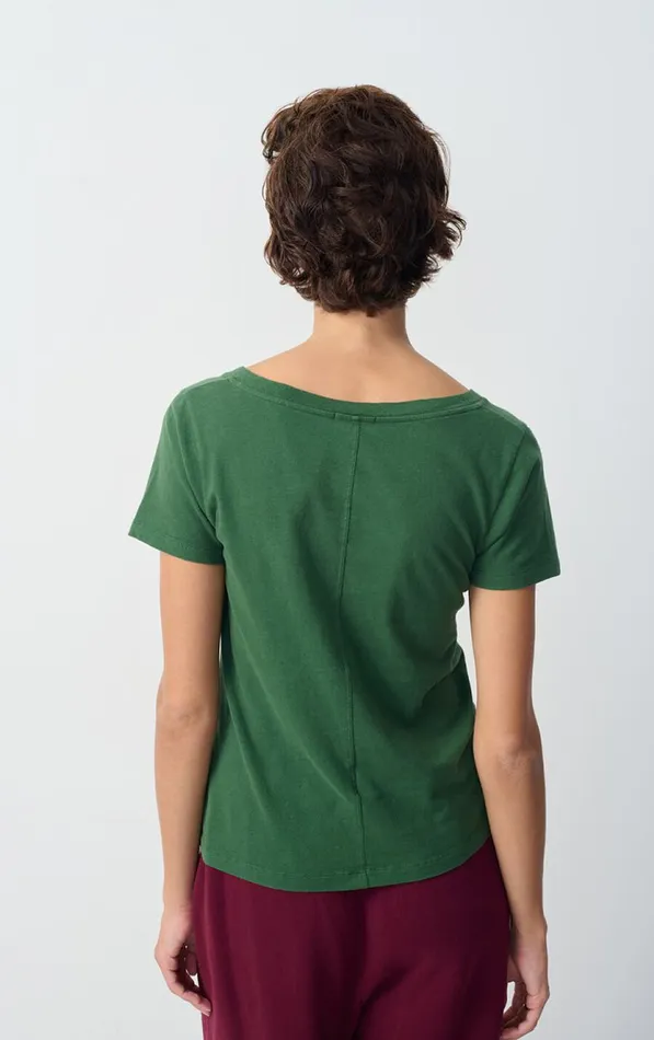 American Vintage Short Sleeve TShirts Women TShirt Gamipy Basil