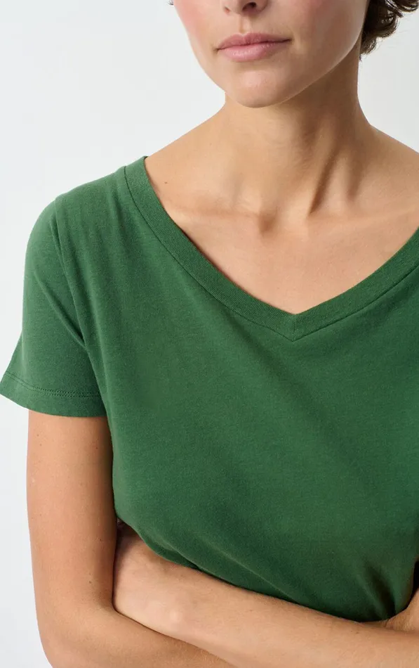 American Vintage Short Sleeve TShirts Women TShirt Gamipy Basil