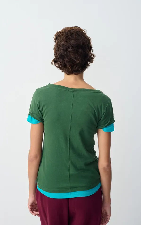 American Vintage Short Sleeve TShirts Women TShirt Gamipy Basil
