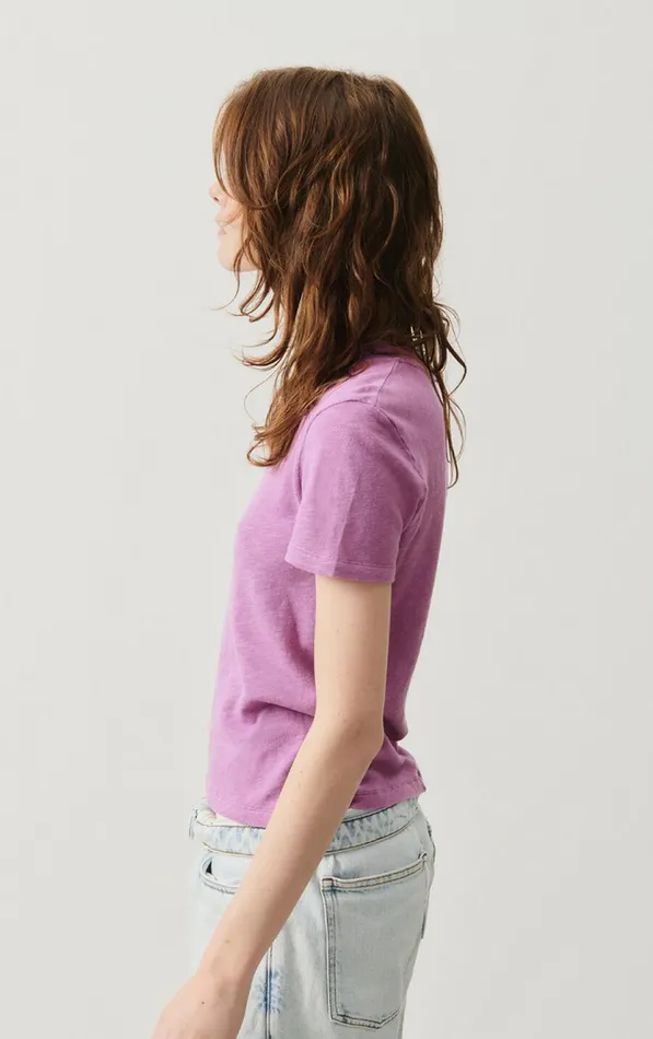 American Vintage Short Sleeve TShirts Women TShirt Sonoma Vintage Indian Pink