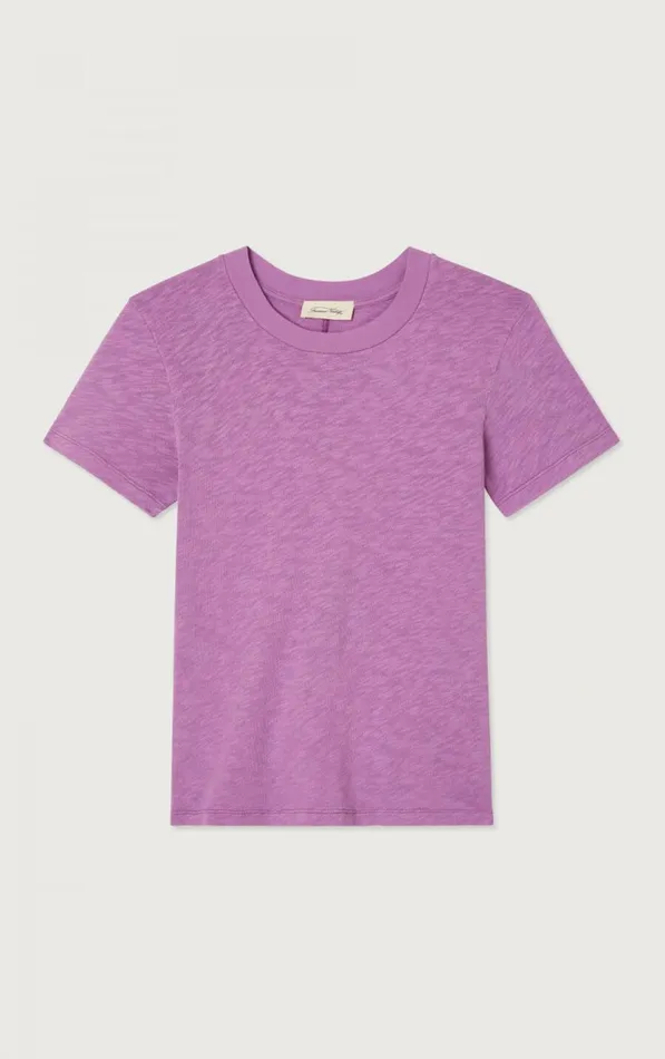 American Vintage Short Sleeve TShirts Women TShirt Sonoma Vintage Indian Pink