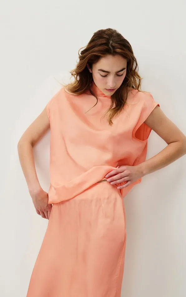 American Vintage Skirts Women Skirt Luabird Pink Flamingo