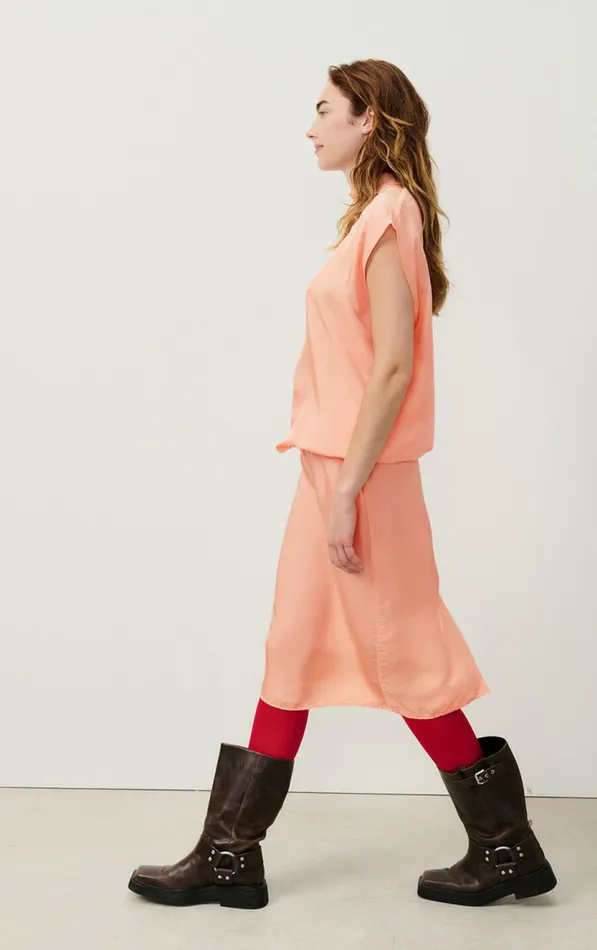 American Vintage Skirts Women Skirt Luabird Pink Flamingo