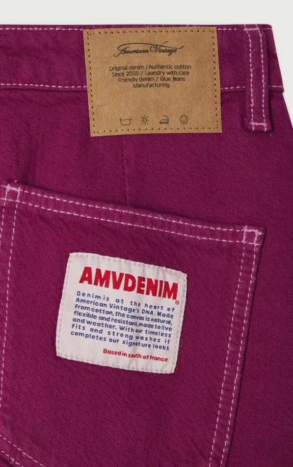 American Vintage Skirts Women Skirt Nyolow Overdyed Fuchsia American Vintage Skirts Women Skirt Nyolow Overdyed Fuchsia