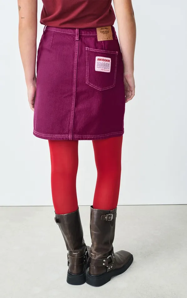 American Vintage Skirts Women Skirt Nyolow Overdyed Fuchsia American Vintage Skirts Women Skirt Nyolow Overdyed Fuchsia