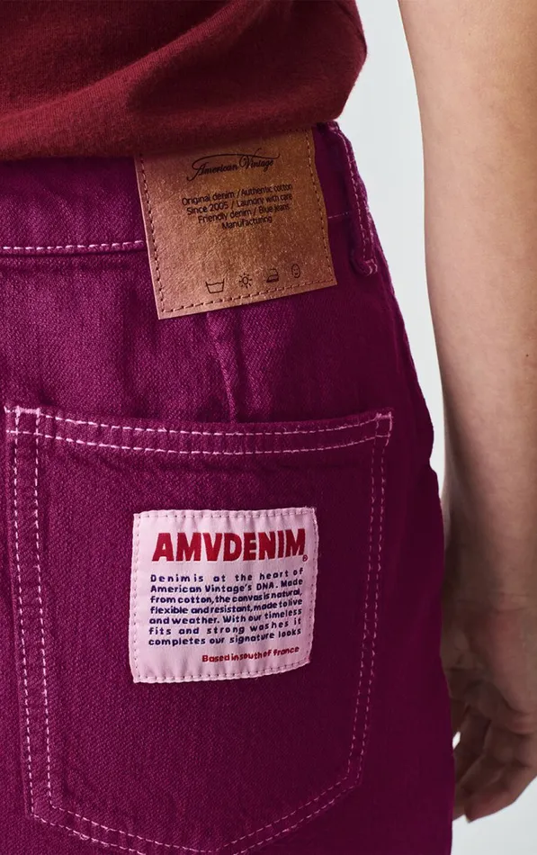 American Vintage Skirts Women Skirt Nyolow Overdyed Fuchsia American Vintage Skirts Women Skirt Nyolow Overdyed Fuchsia