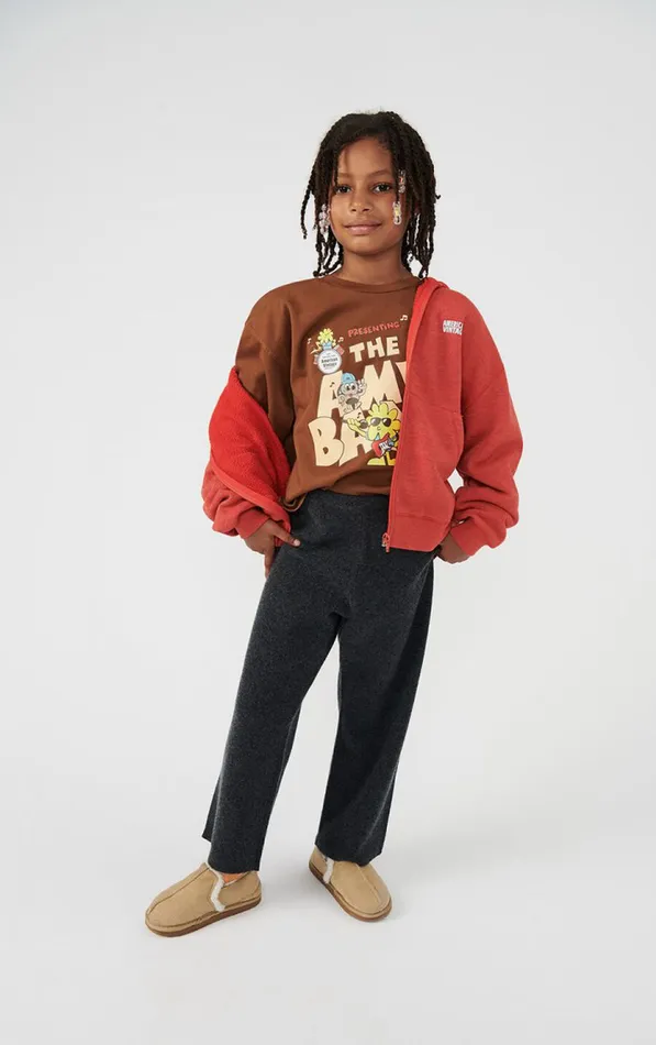 American Vintage Sweatshirts Kids Hoodie Doven Overdyed Chili Pepper American Vintage Sweatshirts Kids Hoodie Doven Overdyed Chili Pepper
