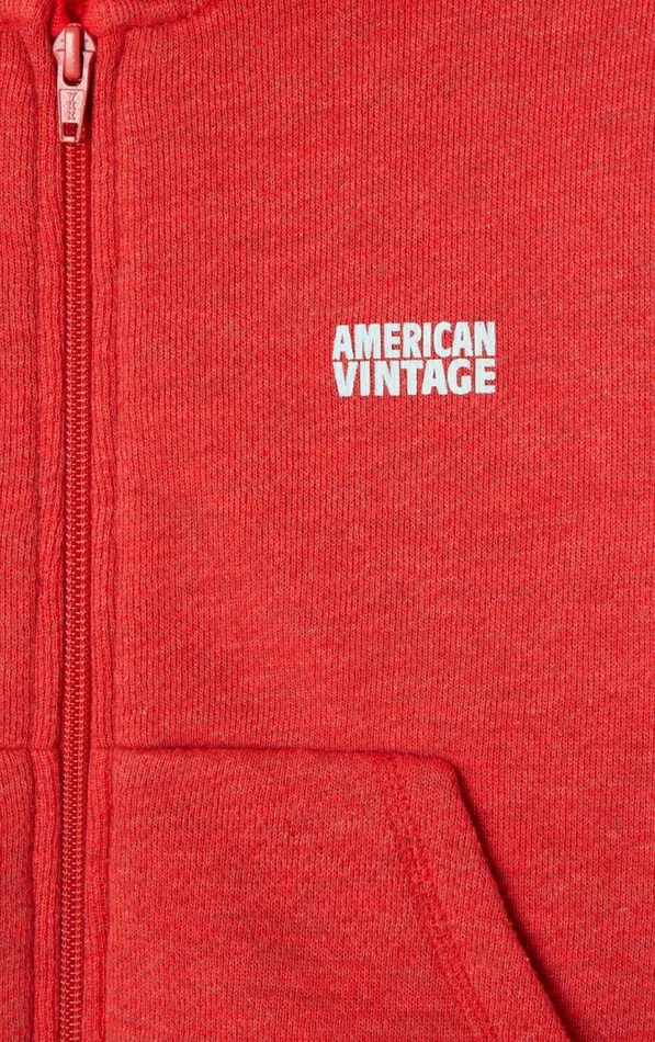 American Vintage Sweatshirts Kids Hoodie Doven Overdyed Chili Pepper American Vintage Sweatshirts Kids Hoodie Doven Overdyed Chili Pepper