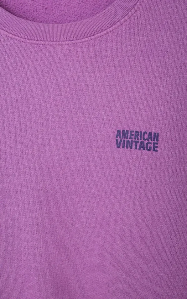 American Vintage Sweatshirts Women Sweatshirt Izubird Vintage Indian Pink American Vintage Sweatshirts Women Sweatshirt Izubird Vintage Indian Pink