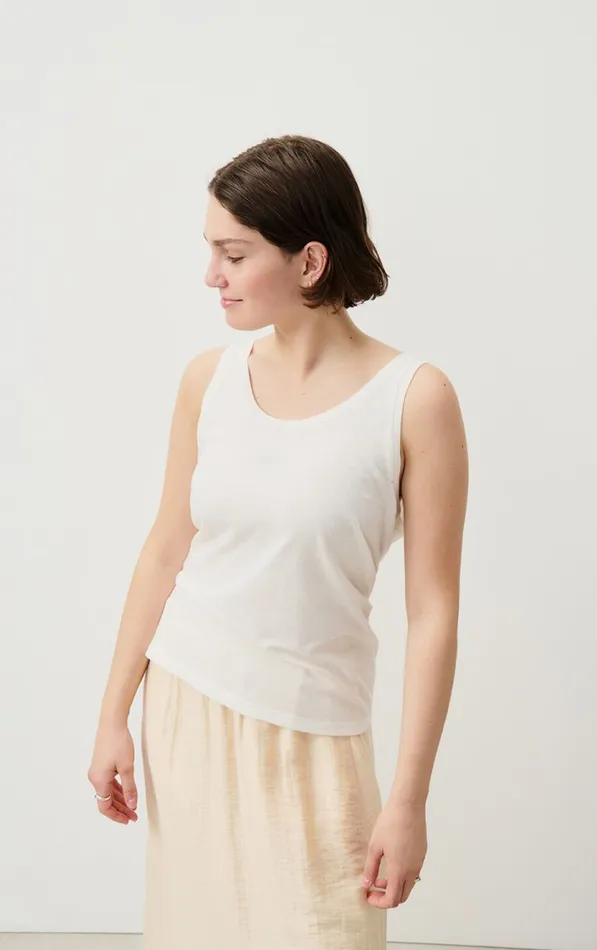 American Vintage Tops and Tanktops Women Tank Top Gamipy White American Vintage Tops and Tanktops Women Tank Top Gamipy White
