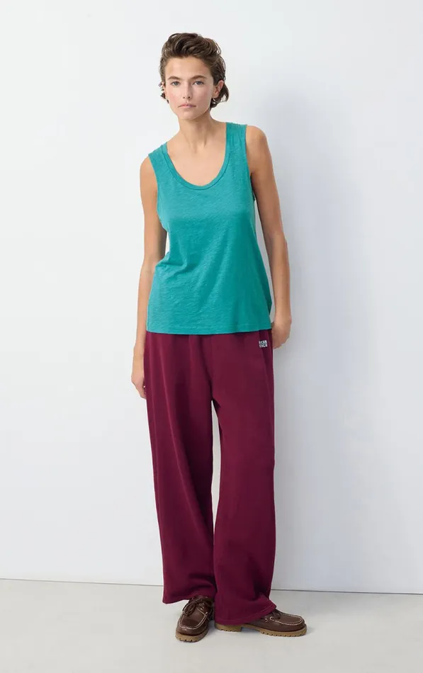 American Vintage Tops and Tanktops Women Tank Top Jacksonville Emerald Melange