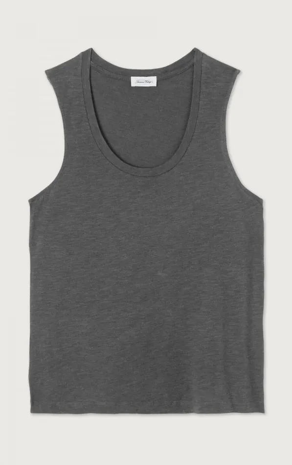 American Vintage Tops and Tanktops Women Tank Top Jacksonville Melange Charcoal