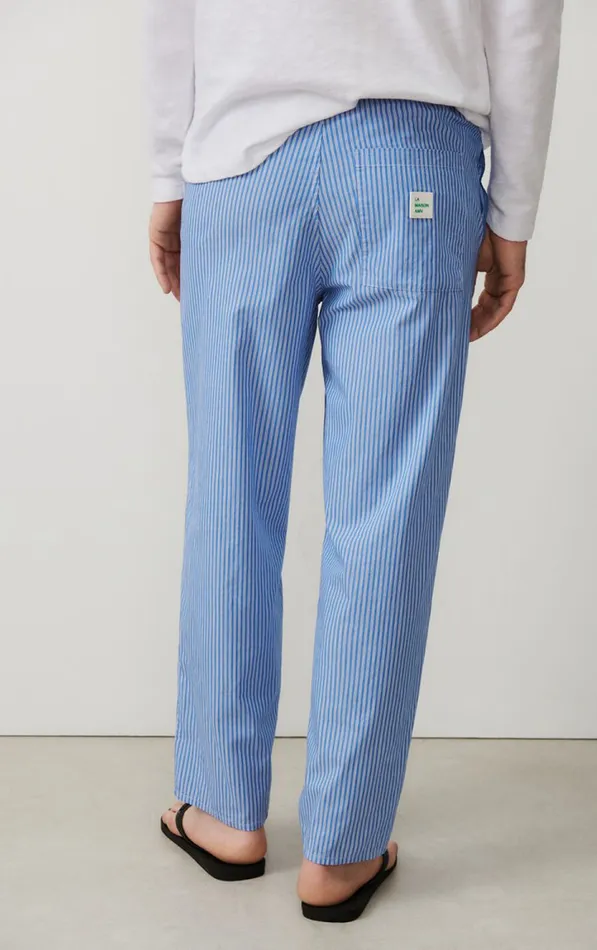 American Vintage Trousers Men Trousers Zatybay Aqua Stripes American Vintage Trousers Men Trousers Zatybay Aqua Stripes
