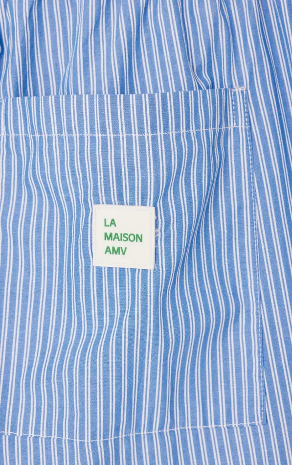 American Vintage Trousers Men Trousers Zatybay Aqua Stripes American Vintage Trousers Men Trousers Zatybay Aqua Stripes