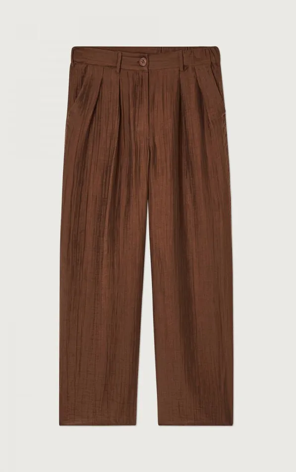 American Vintage Trousers Women Trousers Detown Brownie American Vintage Trousers Women Trousers Detown Brownie