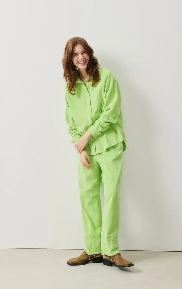 American Vintage Trousers Women Trousers Padow Vintage Pistachio