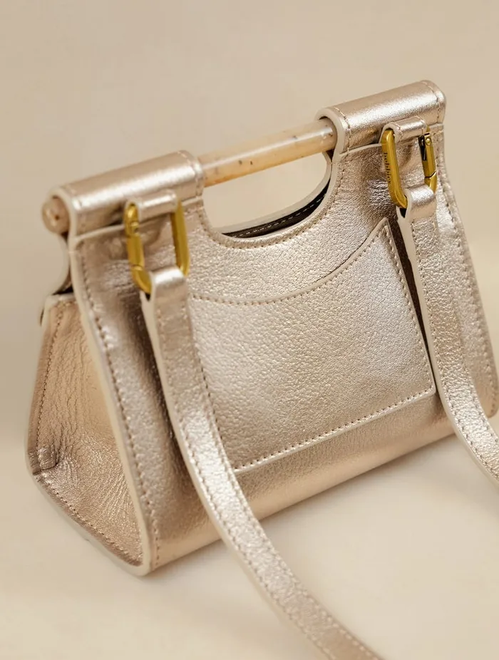 Ancne Micro Antique Gold Women Bobbies Bags