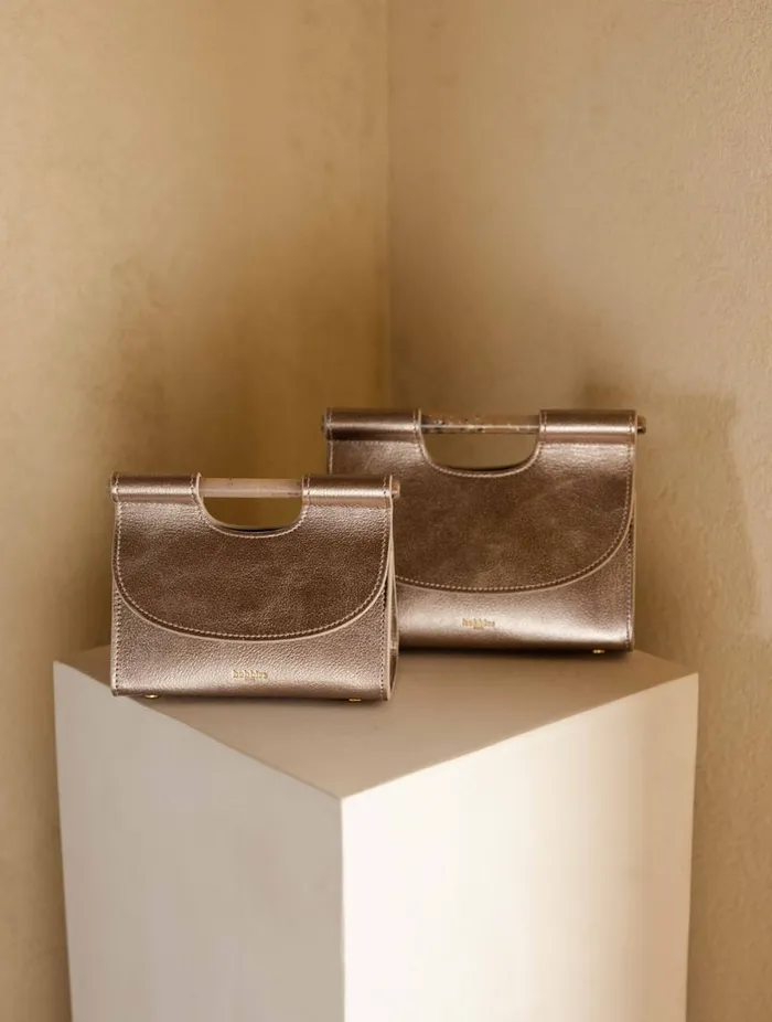 Ancne Micro Antique Gold Women Bobbies Bags