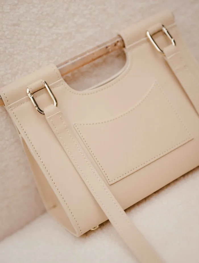 Ancne Mini Beige Women Bobbies Bags