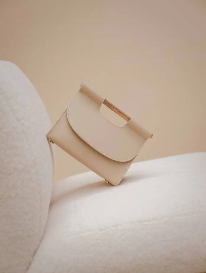 Ancne Mini Beige Women Bobbies Bags