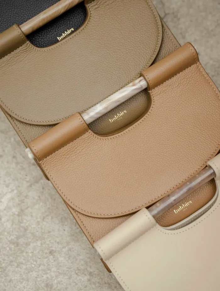 Ancne Mini Beige Women Bobbies Bags