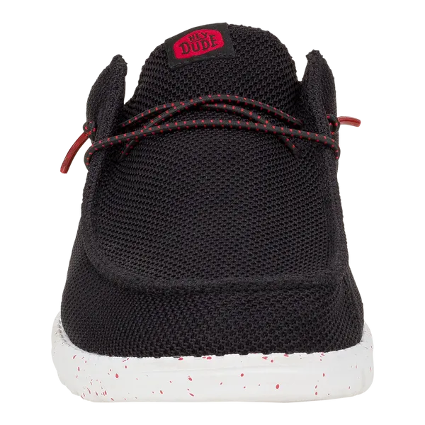 Apparel heydude Wally Slip Varsity BlackRed Mules