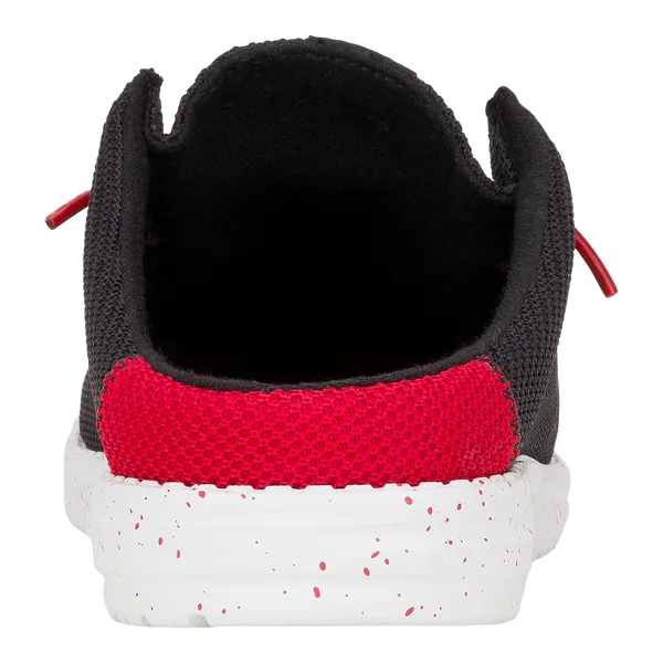 Apparel heydude Wally Slip Varsity BlackRed Mules