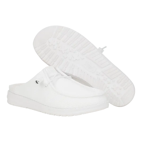 Apparel heydude Wendy Slip Mono White Mules