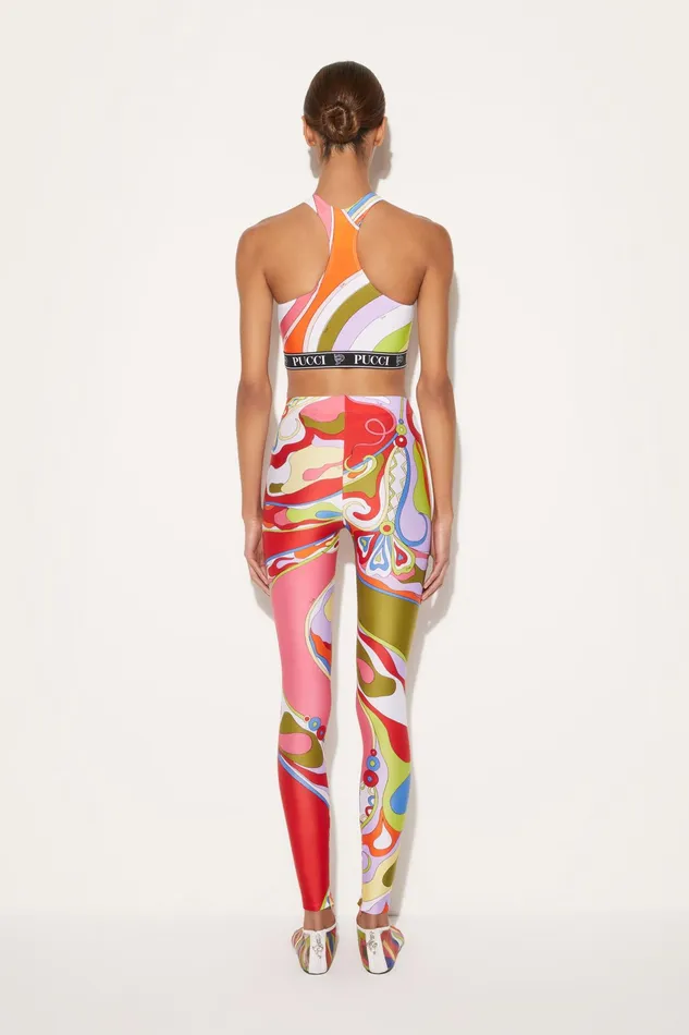 Athleisure Women PUCCI IridePrint Crop Top
