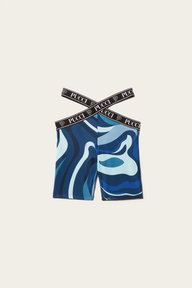 Athleisure Women PUCCI MarmoPrint Shorts