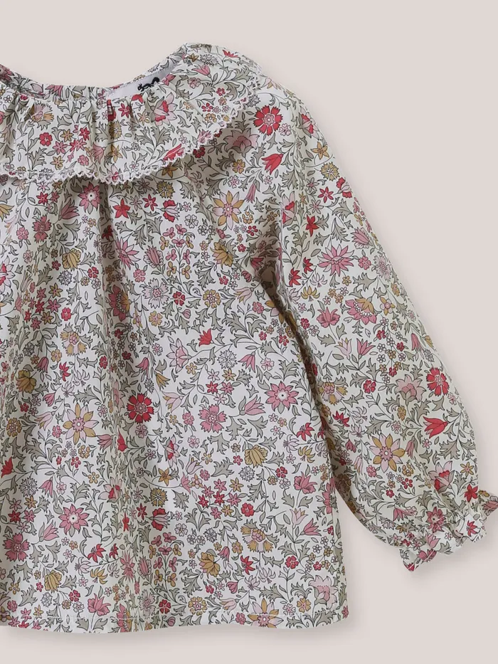 Baby Cyrillus Birth Godington Motif Shirt Made With Liberty Fabric Lib Godington Park