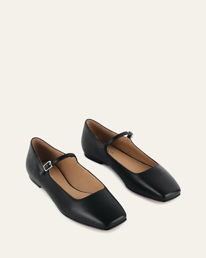 BALLET Women jomercer Serenity casual flats black leather BALLET Women jomercer Serenity casual flats black leather