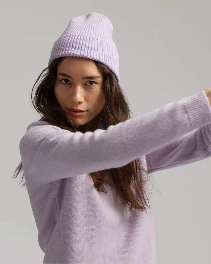 Beanies Merino Wool Beanie 8211 Soft Lavender 8211 Colorfulstandard Women