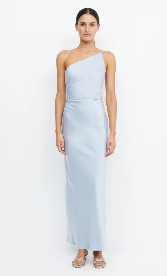 Bec Bridge Bridesmaids Dresses ETERNITY ASYM MAXI DRESS Dusty Blue 8211 Women