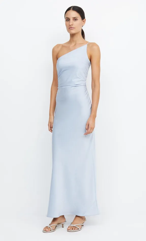 Bec Bridge Bridesmaids Dresses ETERNITY ASYM MAXI DRESS Dusty Blue 8211 Women