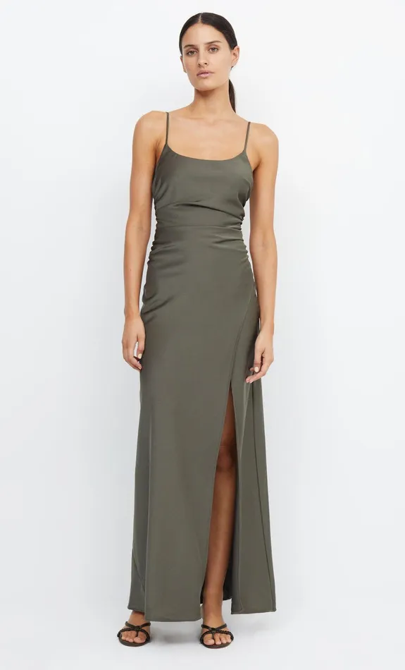 Bec Bridge Bridesmaids Dresses ETERNITY SCOOP MAXI DRESS Dark Willow 8211 Women